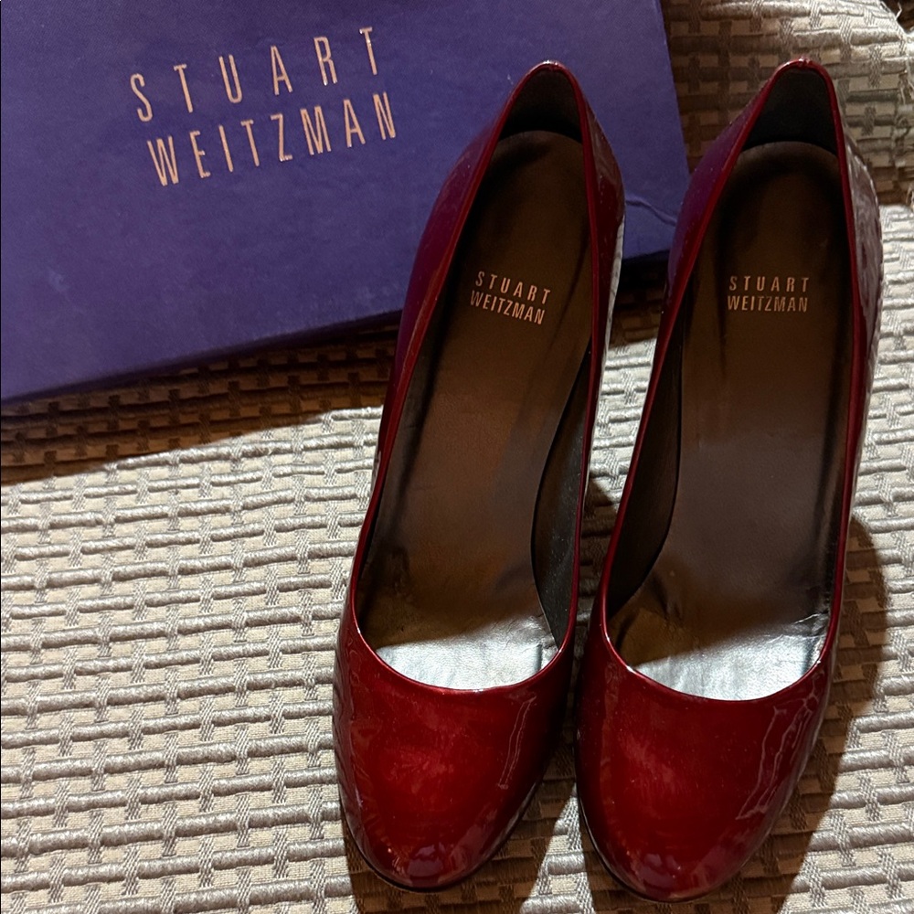 Stuart Weitzman Burgundy Heels